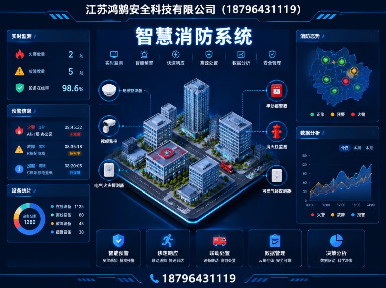 湘潭消防通信指挥展示图